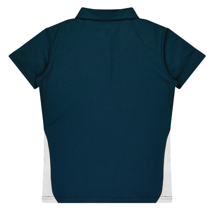 Aussie Pacific N2305 Ladies Paterson Polo, navy white, rear view