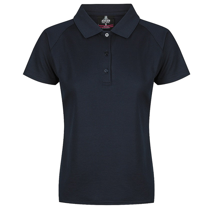 Aussie Pacific N2306 Ladies Keira Polo, classic  navy, easy care fabric, front view