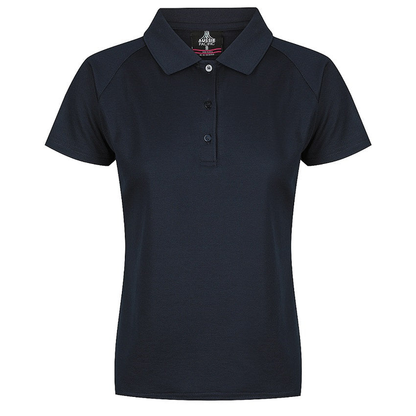 Aussie Pacific N2306 Ladies Keira Polo, classic  navy, easy care fabric, front view