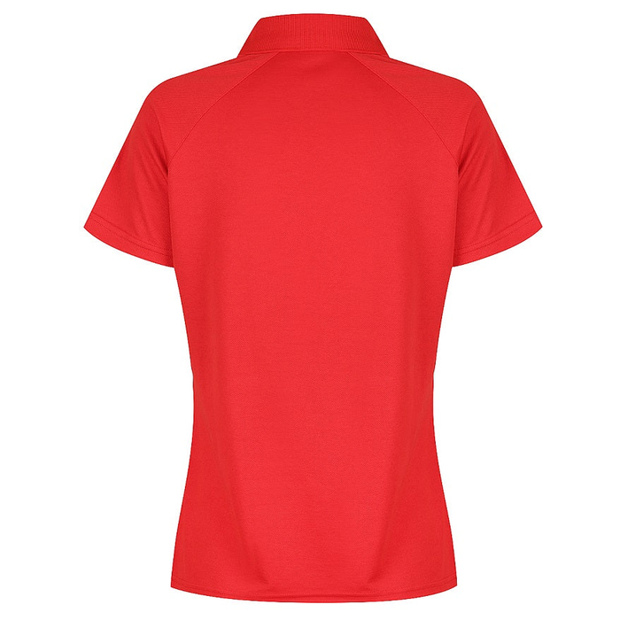 Aussie Pacific N2306 Ladies Keira Polo, red, rear view