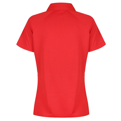 Aussie Pacific N2306 Ladies Keira Polo, red, rear view