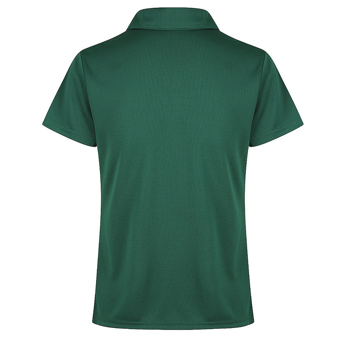 Aussie Pacific N2307 Botany Ladies Polo, bottle green, rear view