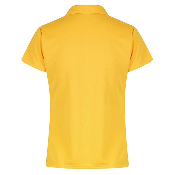 Aussie Pacific N2307 Botany Ladies Polo, gold, rear view