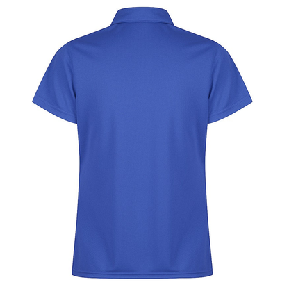 Royal blue, rear view, Aussie Pacific N2307 Botany Ladies Polo