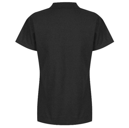 Aussie Pacific N2312 Hunter Ladies Polo black back view