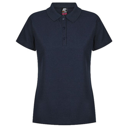 Womens navy blue, professional, Aussie Pacific N2312 Hunter Ladies Polo, front view
