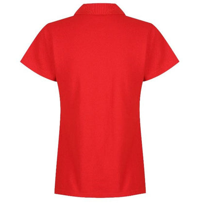 Aussie Pacific N2312 Hunter Ladies Polo, bright red, back view