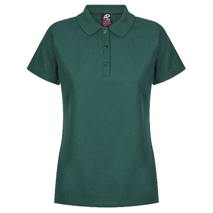 Aussie Pacific N2312 Hunter Ladies Polo, bottle green, front view