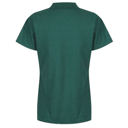 Aussie Pacific N2312 Hunter Ladies Polo bottle green rear view