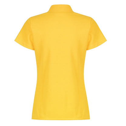Aussie Pacific N2312 Hunter Ladies Polo, gold, back view