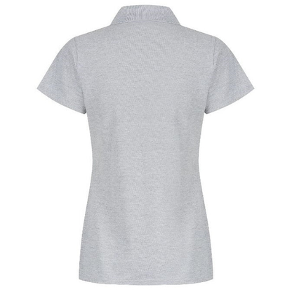Aussie Pacific N2312 Hunter Ladies Polo, grey marle, rear view