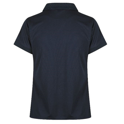 Rear view, navy blue, Aussie Pacific N2314 Lachlan Ladies Polo