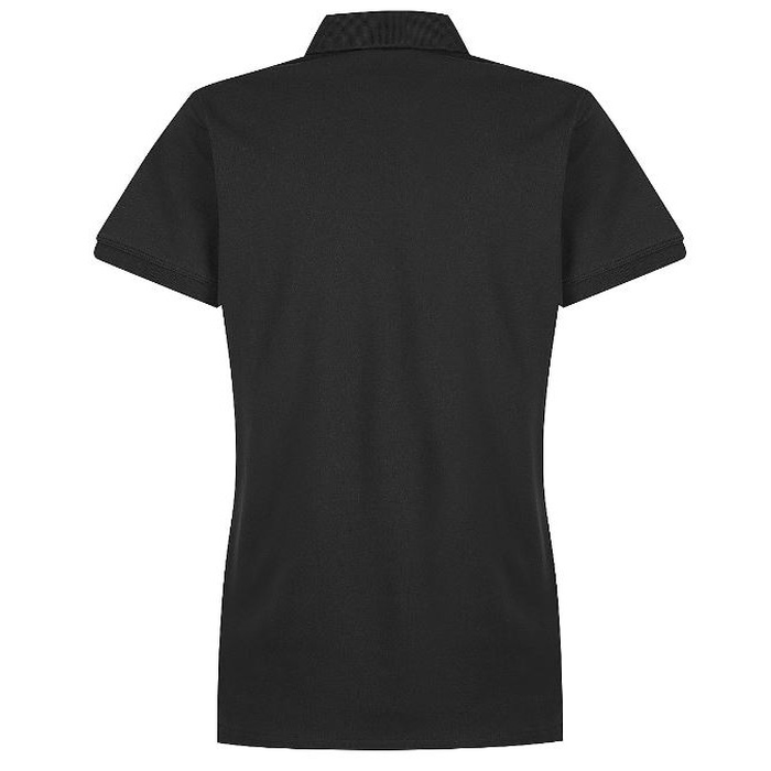 Aussie Pacific N2315 Claremont Ladies Polo, black, rear view