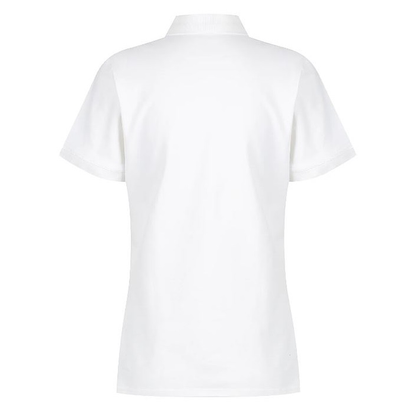Aussie Pacific N2315 Claremont Ladies Polo, white, rear view