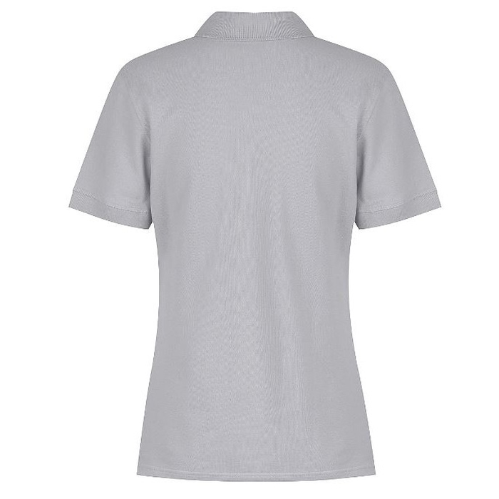 Silver, back view, Aussie Pacific N2315 Claremont Ladies Polo