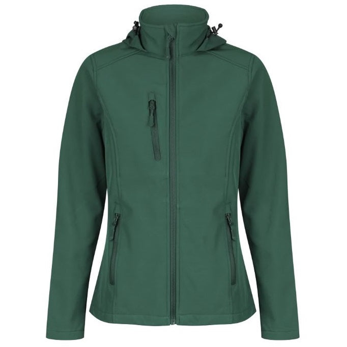 Green, shaped longer tail back, classic fit, Aussie Pacific N2513 Olympus Lady Jackets, front view