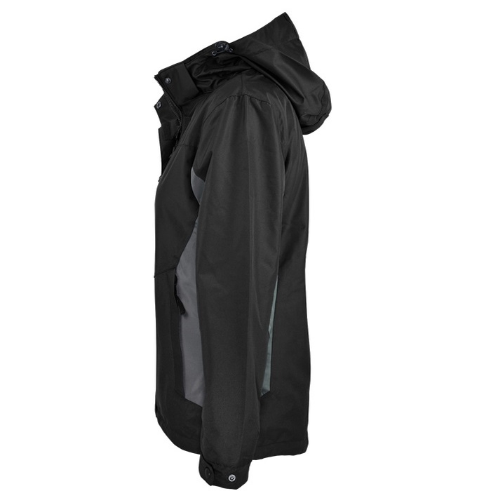 Aussie Pacific N2516 Sheffield Ladies Jacket, black/grey, side view