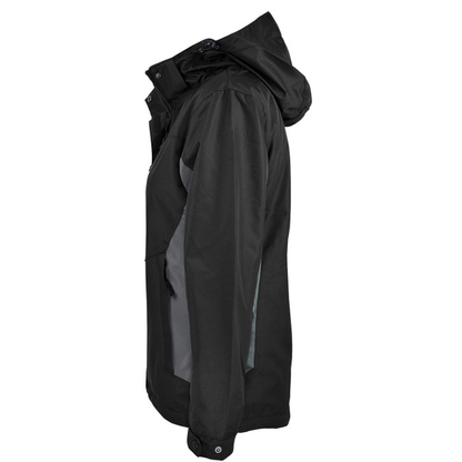 Aussie Pacific N2516 Sheffield Ladies Jacket, black/grey, side view