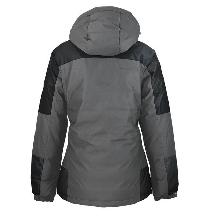 Aussie Pacific N2517 Kingston Ladies Jacket, grey with black, rear view