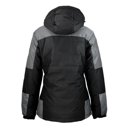 Aussie Pacific N2517 Kingston Ladies Jacket, black with grey, rear view