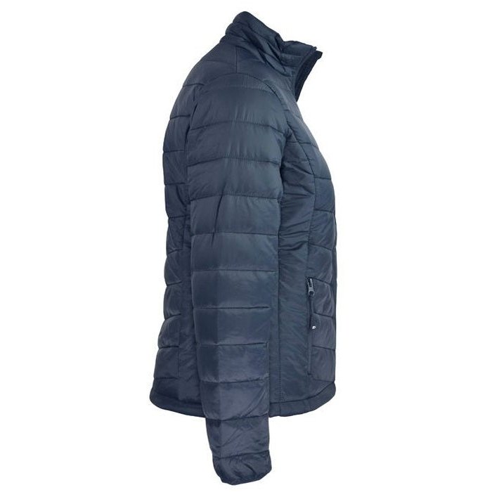 Aussie Pacific N2522 Buller Ladies Jacket, navy, side view, classic puffer jacket