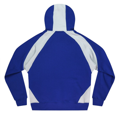 Aussie Pacific N3509 Huxley Kids Hoodies, royal ashe white, rear view