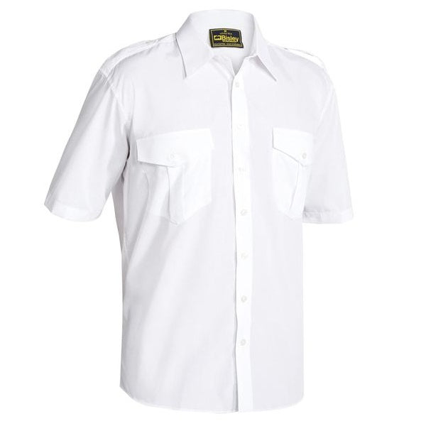 Bisley B71526 Epaulette Short Sleeve Shirt