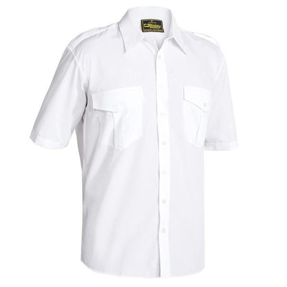Bisley B71526 Epaulette Short Sleeve Shirt
