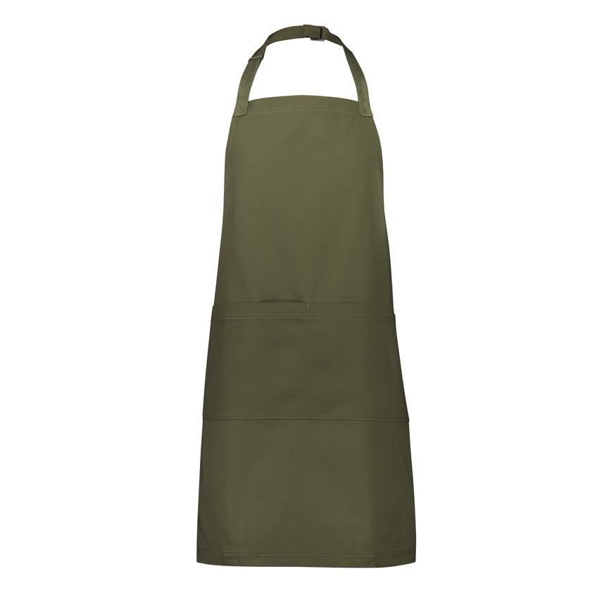Biz Collection BA35 Barley Apron - Olive - Product View