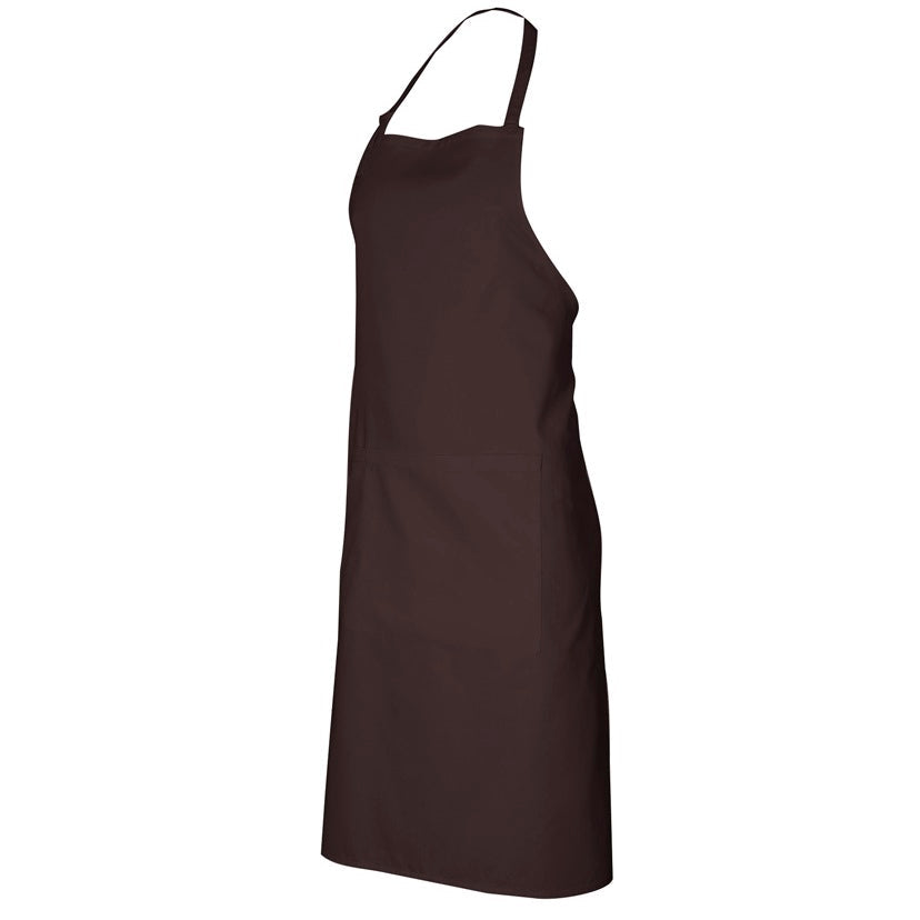 Biz Collection BA95 Bib Apron - Chocolate - Product View