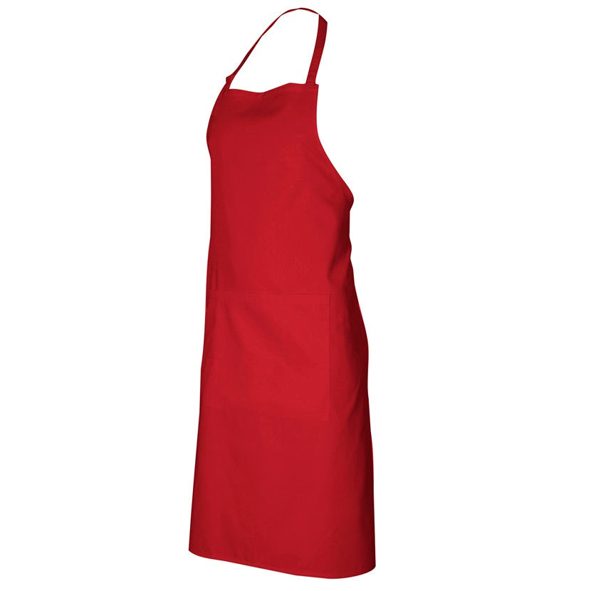 Biz Collection BA95 Bib Apron - Red - Product View