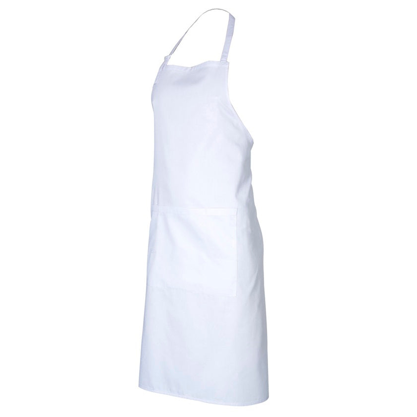 Biz Collection BA95 Bib Apron - White - Product View