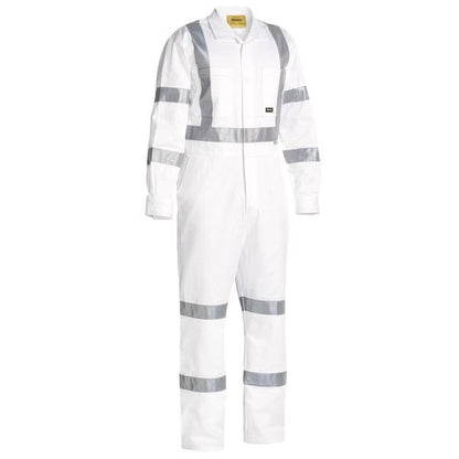 Bisley BC6806T 3M Taped White Drill Coverall