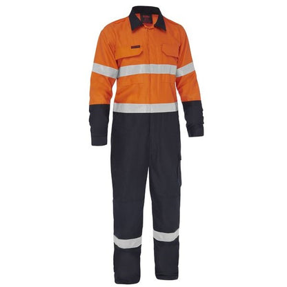 Bisley BC8477T Apex 185/240 Taped HiVis FR Ripstop Vented Coverall