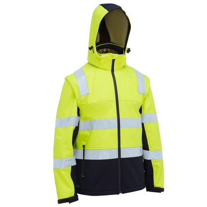 Bisley BJ6078T Taped Two Tone Hi Vis 3 In 1 Soft Shell Jacket