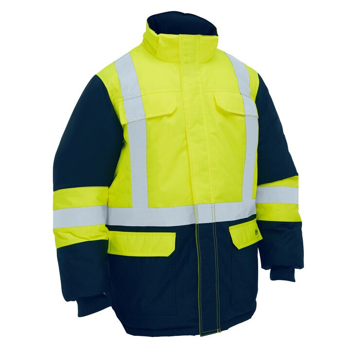 Bisley BJ6454HT H Taped Hi Vis Freezer Hooded Jacket