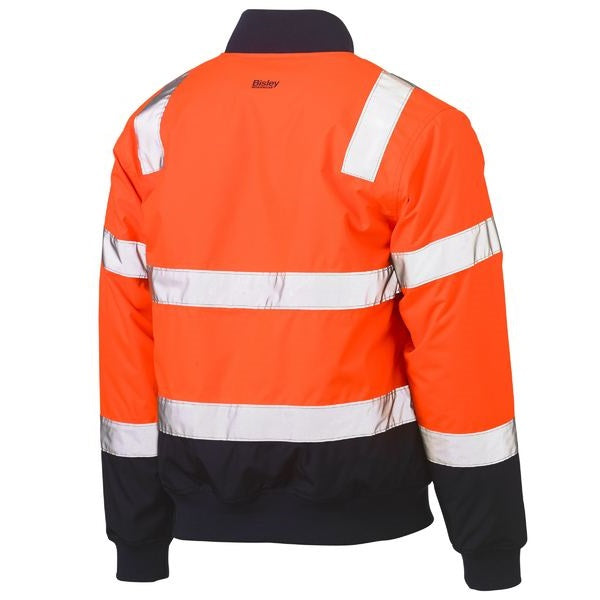 Bisley BJ6730T Taped Two Tone HiVis Bomber Jacket