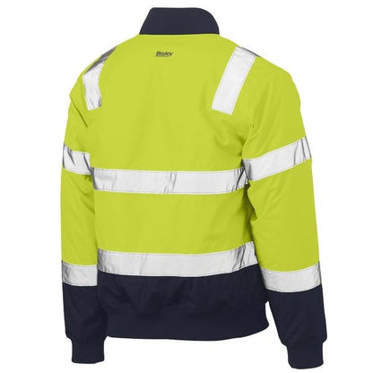Bisley BJ6730T Taped Two Tone HiVis Bomber Jacket