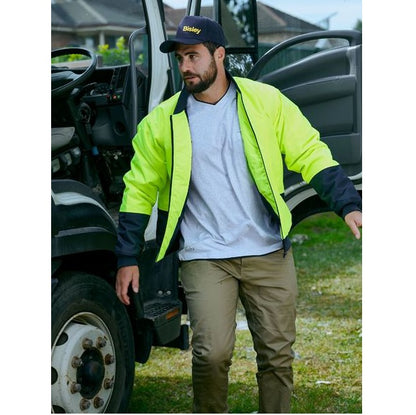 Bisley BJ6730 2-Tone HiVis Bomber Jacket