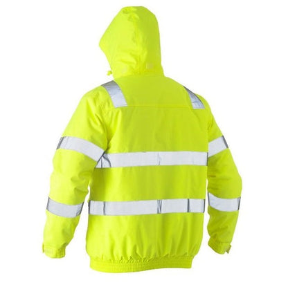 Bisley BJ6770T Taped HiVis Wet Weather Bomber Jacket