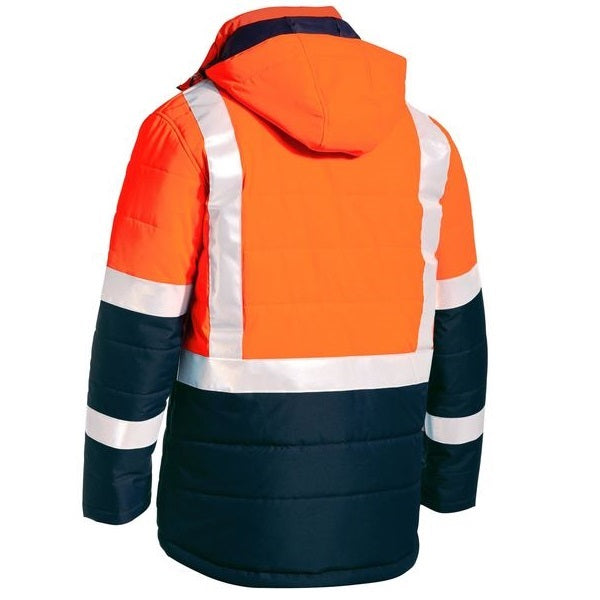 Bisley BJ6929HT Taped Two Tone HiVis Puffer Jacket