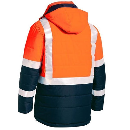 Bisley BJ6929HT Taped Two Tone HiVis Puffer Jacket