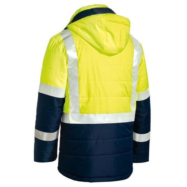 Bisley BJ6929HT Taped Two Tone HiVis Puffer Jacket