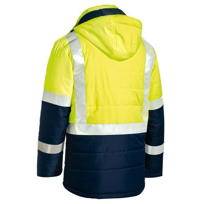 Bisley BJ6929HT Taped Two Tone HiVis Puffer Jacket