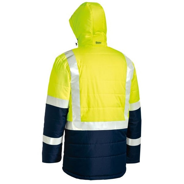 Bisley BJ6929HT Taped Two Tone HiVis Puffer Jacket