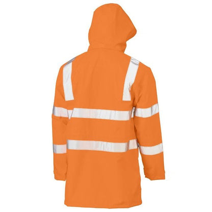 Bisley BJ6964T Taped HiVis Rail Wet Weather Jacket