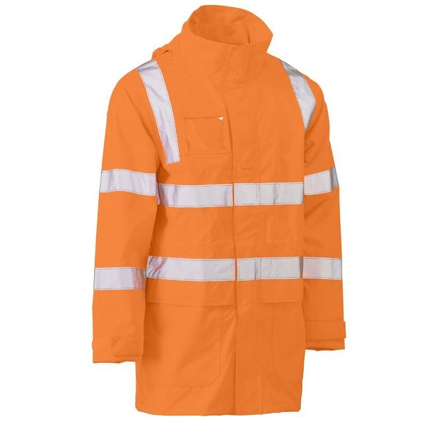 Bisley BJ6964T Taped HiVis Rail Wet Weather Jacket