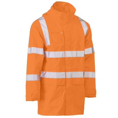 Bisley BJ6964T Taped HiVis Rail Wet Weather Jacket