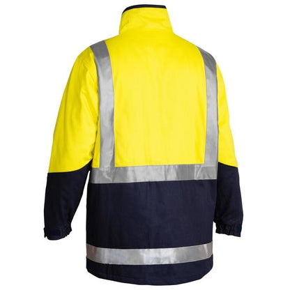Bisley BJ6970T 3M Taped HiVis 3-in-1 Drill Jacket
