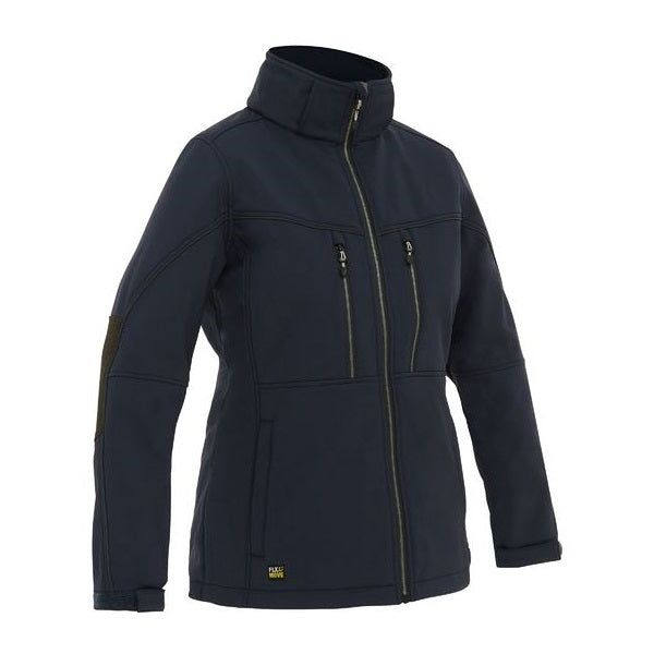 Bisley BJL6570 Womens Flex And Move Hooded Soft Shell Jacket